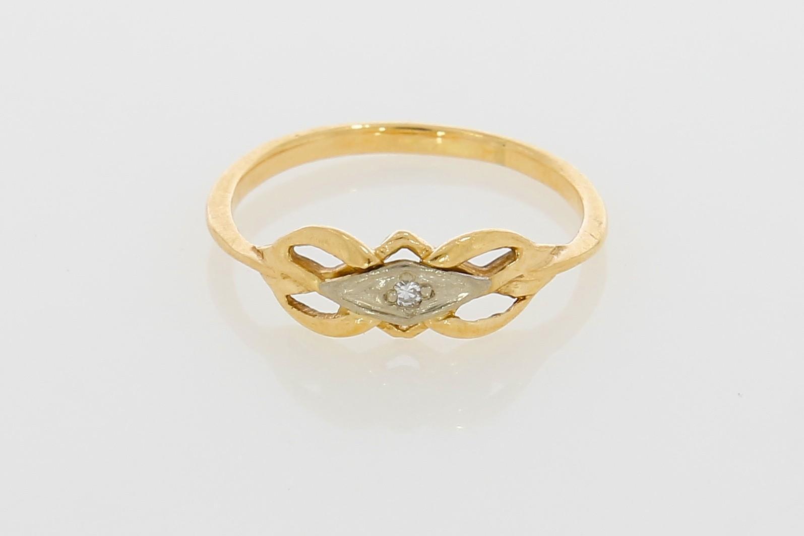 Tootefoto - Kuldsõrmus 585* Briljant