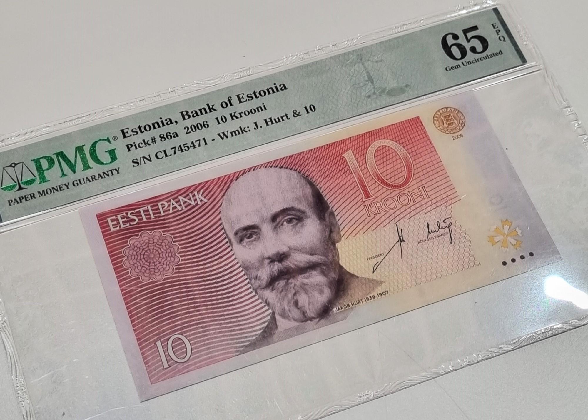 Tootefoto - Eesti Pank 10 krooni