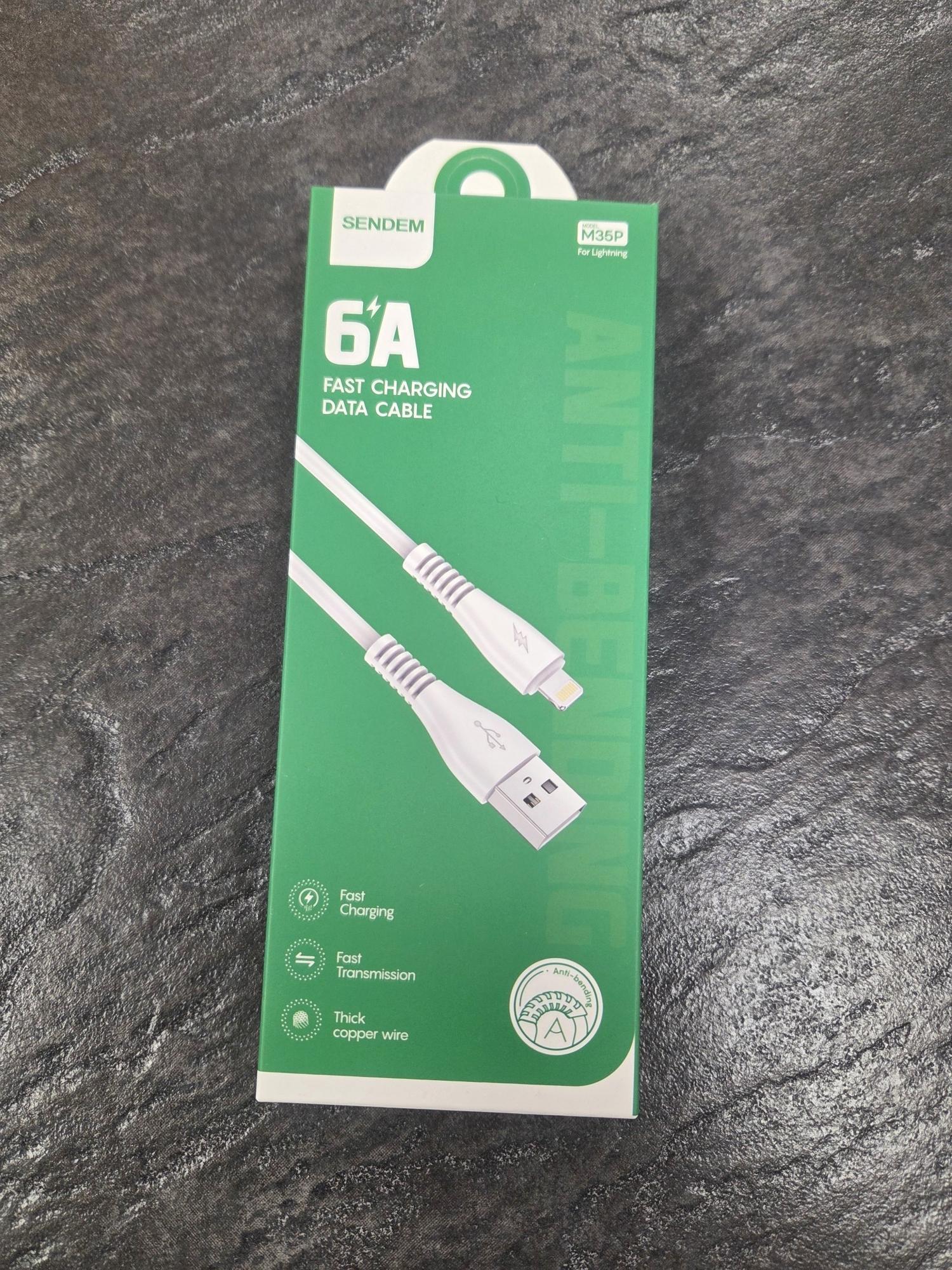 Tootefoto - Juhe SENDEM M35P USB-Lightning 6A valge